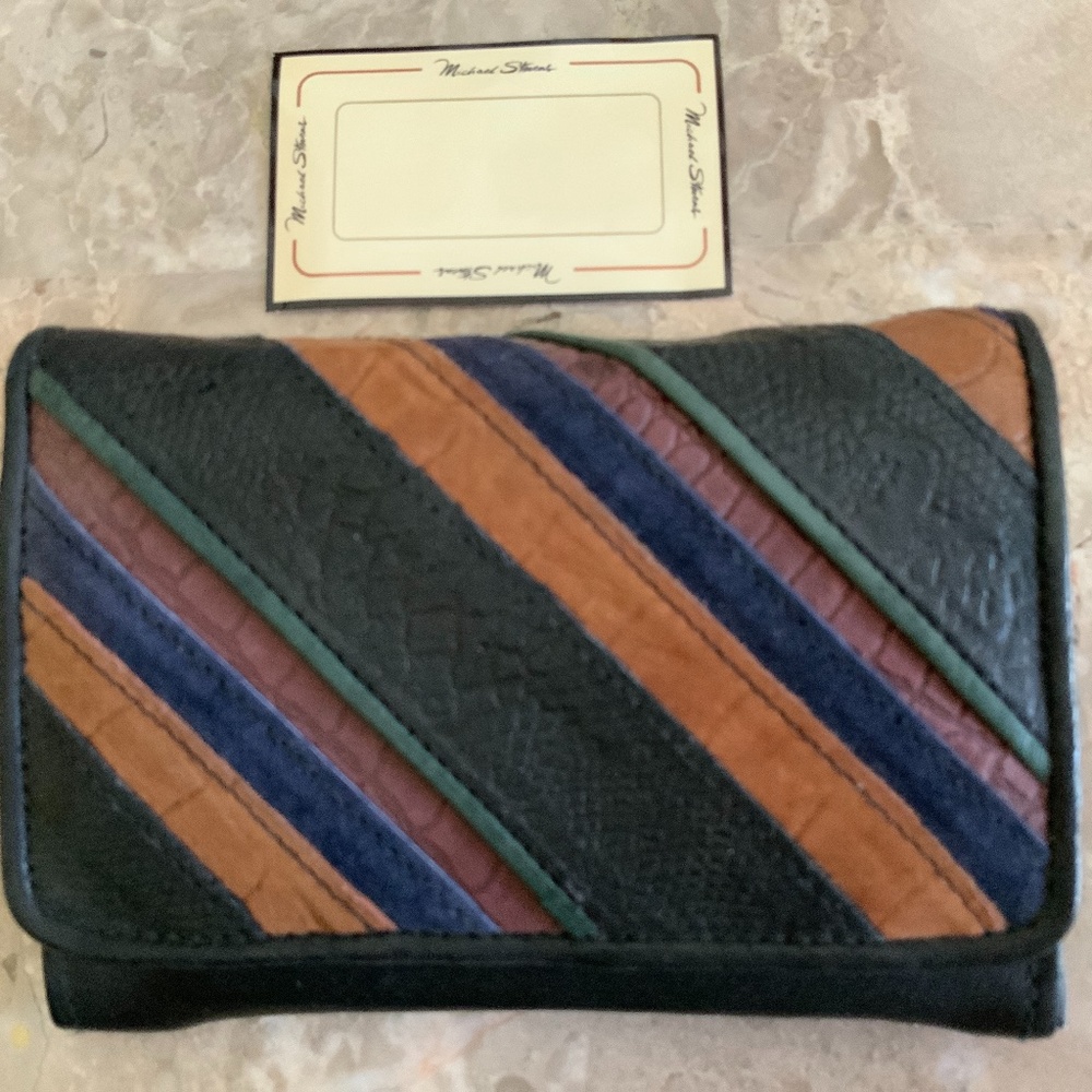 NWT Leather Wallet by Michael Stevens